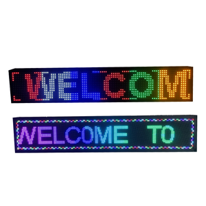 Tablero de mensajes de señal LED, pantalla de animación de imagen de texto a todo color, tienda de desplazamiento electrónico, desplazamiento programable por Wifi y USB - Product Image 2