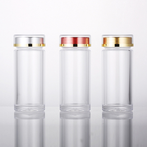 Kapsüller için 100 ML PS uzun yuvarlak şişe temizle takviyesi konteyner kavanoz plastik kap konteyner - Product Image 5