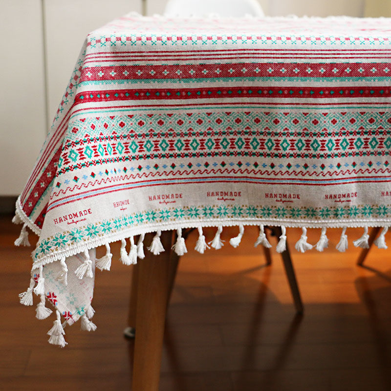 Bohemian pink tassel style