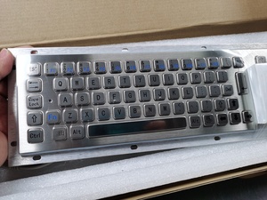 נירוסטה תורכי מתכת מקלדת עם trackball