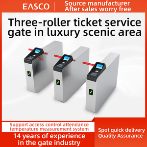 Intelligent Channel Anti-collision Tri-roller Barrier Gate Factory Face Recognition Access Control System for Ticketing System
