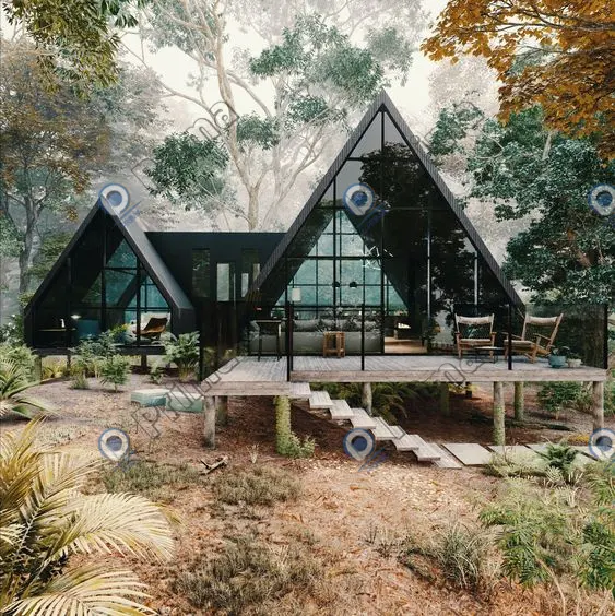 Casa de contenedor prefabricada de madera para viaje, casa pequeña de lujo con ruedas, Nueva Zelanda, Australia, 2021