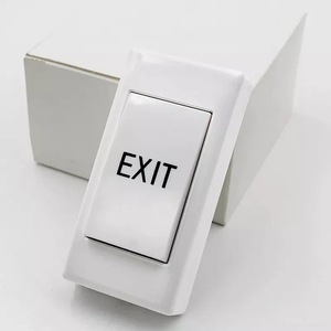 Smart Door Lock Access Control <strong>System</strong> Surface Mounted 12V Mini Plastic <strong>Push</strong> to <strong>Exit</strong> <strong>Button</strong> Switch With Indoor and Office - Product Image 2