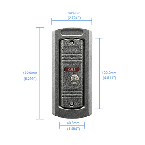 Metal 32GB Memory 4CH Motion Detection 2 Way Video <strong>Intercom</strong> Security <strong>Alarm</strong> <strong>System</strong> - Product Image 4