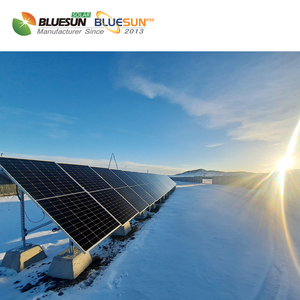 מכירת bluesun sellon 600w 610w לוחות סולאריים טופוקון ביו-פנים סולאריים מסחריים