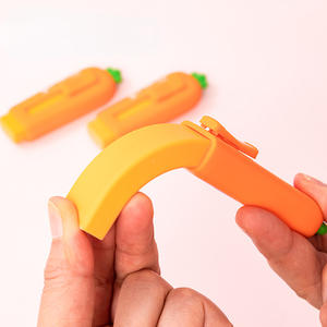 Phim hoạt hình cà rốt thiết kế mở rộng văn phòng tẩy cho trẻ em Kawaii văn phòng phẩm Bút chì tẩy - Product Image 3