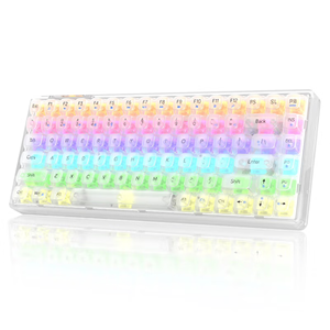 Transparent Programmable Ergonomic Wireless USB Gaming Mechanical <strong>Keyboard</strong> 2.4Ghz for Bluetooth <strong>Computer</strong> Accessories
