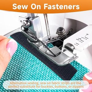 Hersteller Großhandel Günstiger Preis Anpassbare Größe Nylon Klett band rolle für Bekleidungs zubehör - Product Image 2