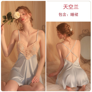 レディースナイトランジェリーパジャマセクシーレディースナイトドレスメーカー直販 - Product Image 5