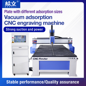 2023 New <strong>Model</strong> <strong>Cnc</strong> Wood <strong>Routers</strong> 1325 Vacuum Adsorption Table Woodworking Carving Machine <strong>4</strong> <strong>Axis</strong> With Rotary Device Price - Product Image 3