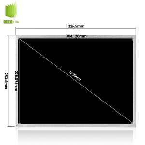 15นิ้ว LVDS 20 Pins จอ LCD แสดงข้อมูลเทอร์มินัลของการตรวจสอบระยะไกลศูนย์ TFT โมดูล LCD อุตสาหกรรม - Product Image 3