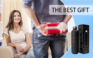 Bình Nước 1ML Có Tay Cầm Dây Dù Và Ống Hút Có Thể Tháo Rời-Bình Nước Chống Rò Rỉ Không Chứa BPA, Theo Thời Gian - Product Image 3