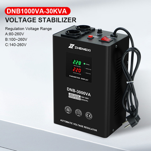 Modern 1000VA Automatic <strong>Voltage</strong> Stabilizer with LCD Display Single Phase 100V-260V AC Input 220V Relay Type Regulator SVC Use - Product Image 3