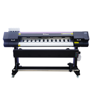 Tek kafa eko Solvent yazıcı tabela mürekkep püskürtmeli yazıcı duvar kağıdı tuval BASKI MAKİNESİ fotoğraf çizici 1.3m 1.6m 1.8m - Product Image 1