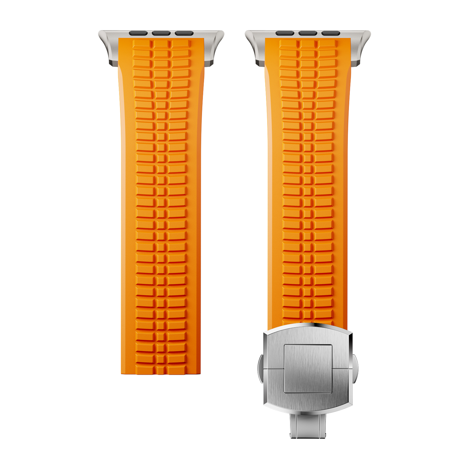 Orange (boucle argentée)
