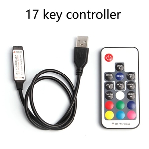 DC 5V USB ไฟ LED Strip RGB ตัวควบคุมสีเดียว IR ฟันสีฟ้า RGB รีโมทคอนโทรล RF รีโมทคอนโทรลไร้สายสําหรับไฟ LED Strip - Product Image 4
