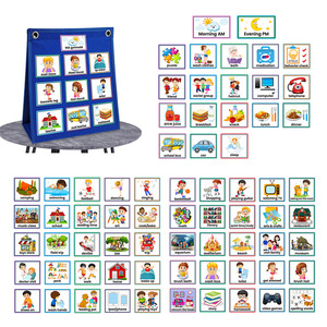 儿童视觉时间表DIY日历袖珍学前日常图表 - Product Image 3