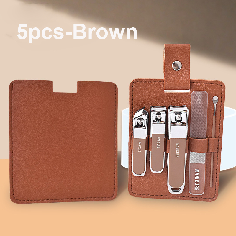 5pcs Brown