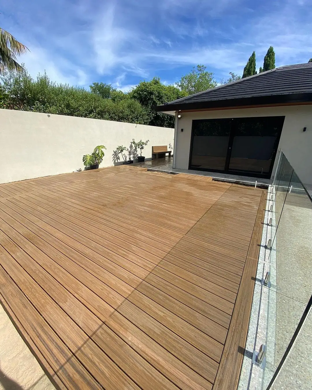 WPC Bodenfliesen hochwertige WPC Decking Boden Outdoor WPC Innen boden