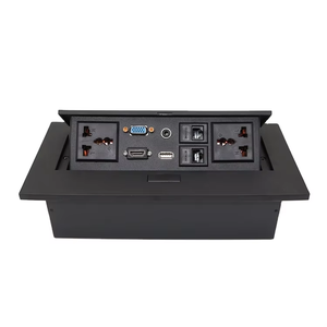 Toma de corriente emergente de acero inoxidable con 2 salidas de CA Enchufe UE Reino Unido EE. UU. Nivel IP55 Longitud del cable de 3m y 5m para cargar - Product Image 2