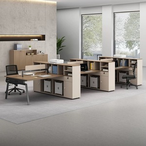 Customize 4 6 8 Person Office furniture <strong>computer</strong> <strong>desk</strong> table Partition Workstation T Shaped Desktop Center Workstation - Product Image 1