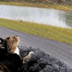 Hot Sale Strong Nylon HDPE PP PE Transparent <strong>Mesh</strong> Safety <strong>Net</strong> Heavy Duty Cat Balcony Window Fall Protector <strong>Custom</strong> Cutting Service - Product Image 5
