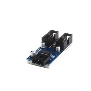 9ピンUSBヘッダースプリッターオス1〜2メスエクステンションUSB2.0マザーボード9ピン内部USBハブ - Product Image 4