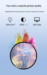 3.4กำหนดเอง/5/23.6นิ้วจอแสดงผล ICD ป้ายดิจิทัลและจอแสดงผล LCD พร้อมหน้าจอวงกลมแบบสัมผัส - Product Image 2