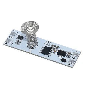 Interruttore sensore tattile capacitivo DC 12V interruttore a molla elicoidale interruttore di controllo Dimmer LED 9-24V 30W 3A per striscia luminosa a LED Smart Home - Product Image 2
