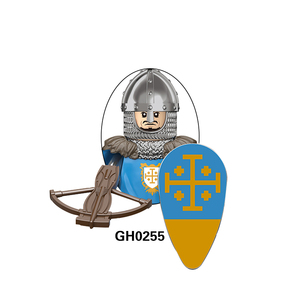G0133耶路撒冷骑士的黎波里战马骑士中世纪迷你玩具士兵军队收藏积木儿童礼品玩具
