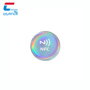 <strong>Programable</strong> Waterproof Epoxy Social Media Tag Sharing Contactless RFID Token NFC Tag Sticker for Phone/Menu - Product Image 2
