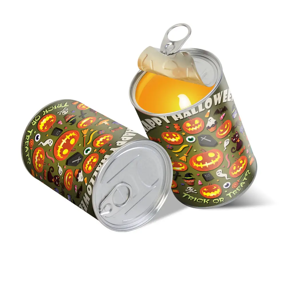 Venta al por mayor Smiling Jack O Lanterns Pumpkins Luces Led alimentadas por batería Ideas de regalo baratas para niños