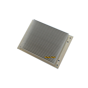 Custom Aluminium <strong>Heatsink</strong> Al6063 Aluminium Extruded Heat Sink Black Anodized <strong>Heatsink</strong> Plate - Product Image 1