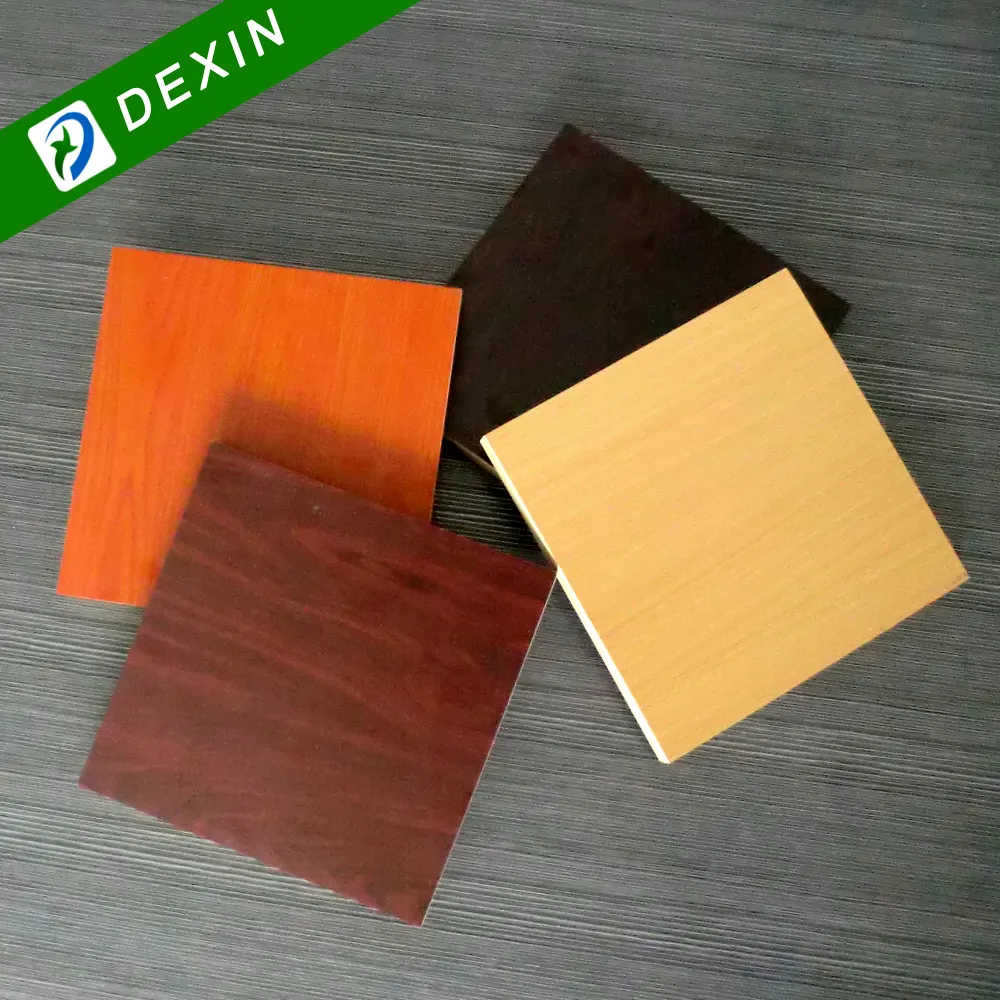 Diseño personalizado Almirah uso tablero de madera 15mm 18mm Branco melamina Lamina MDF placa para dormitorio armario