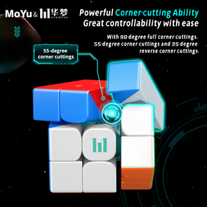 Moyu Cube HMYS3Mボールコアと魔法の服バージョン磁気ポジショニング3x3x3磁気浮上キューブステッカーレスパズルマジックキューブ - Product Image 6