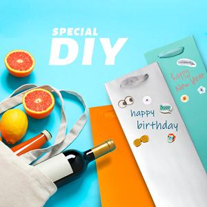 Tùy chỉnh các loại màu sắc chai rượu vang Túi Quà Tặng Túi rượu cho chai rượu vang quà tặng cho rượu sâm banh rượu sinh nhật trình bày - Product Image 5