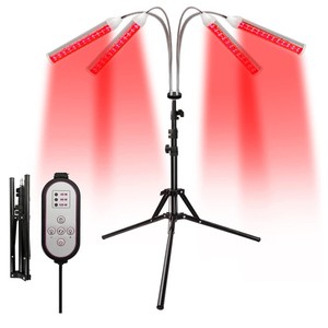 Kırmızı ışık terapi lambası, 4 kafaları 80 LEDs 660nm kırmızı ve 850nm kızılötesi ışık terapi cihazları büyük kapsama alanı lamba Tripod ile - Product Image 1