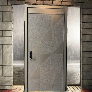 Modern stil Metal giriş kapısı çelik ev ana dış kapı güvenlik özellikleri ile iç pozisyon - Product Image 3