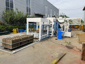 Máquina de fabricación de bloques de piedra de pavimentación entrelazada controlada por PLC totalmente automática, máquina de fabricación de piedra de bordillo/bordillo de bordillo - Product Image 3