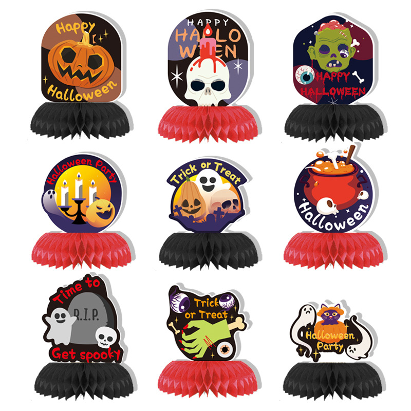 Halloween Honeycomb Design A