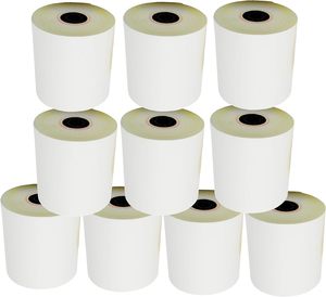 2-ply 76*70mm văn phòng NCR carbonless giấy cuộn 56x56 bản sao giấy nhắm mục tiêu cho khả năng đọc tốt hơn và khả năng hiển thị công cụ tìm kiếm - Product Image 1