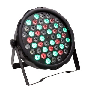Kimu Marka 54X1W LED RGBW Sahne Par Işık DMX512 Par Led Düz Par Disko Aydınlatma Led Noel projektör Parti Kulübü DJ Disko - Product Image 1
