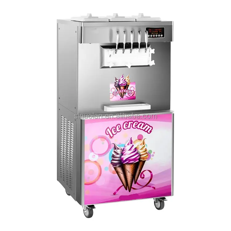 Macchina per gelato commerciale per la produzione di gelato aziendale Soft Serve Frozen Yogurt Maker negli emirati arabi uniti