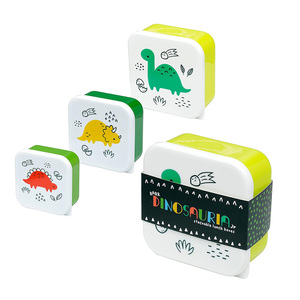 Çocuklar 3 adet öğle yemeği kutuları aperatif depolama S/M/L, çok bölmeli küçük gıda kapları ile 3 kutu Set - Product Image 4