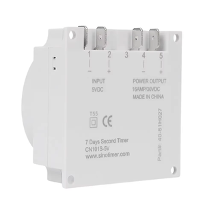 1 Sekunde Intervall 5V 12V 24V 110V 220V Digitaler LCD-Timer-Schalter 7 Tage wöchentlich Programmier barer Zeitrelais-Programmierer CN101S - Product Image 4