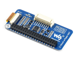 Waves hare 2,13-Zoll-E-Ink-Display HAT für alle Raspberry Pi und Jetson Nano 250x122 SPI Schwarz/Weiß-Farb unterstützung Partielle Aktualisierung - Product Image 5