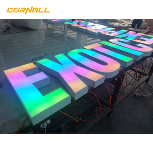 Ngoài trời cá nhân RGB <span class=keywords><strong>LED</strong></span> 3D kênh thư Đăng quảng cáo tùy chỉnh bảng biểu tượng với IP67 đánh giá - Product Image 1