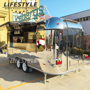 Ngoài trời di động thực phẩm Trailer di động nước trái cây thanh foodtruck bán hàng tự động BBQ Burger Pizza remorque thực phẩm xe tải trang bị đầy đủ - Product Image 1