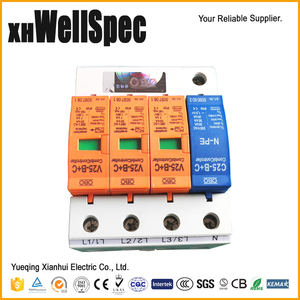 lightning protection Device <strong>Ethernet</strong> Surge Protector V25-B+C 3+NPE-385V <strong>T1</strong>+T2 4P 50kA - Product Image 5