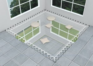 Rete di protezione autunnale di alta qualità per parco giochi rete di sicurezza per piscina rete di copertura - Product Image 5
